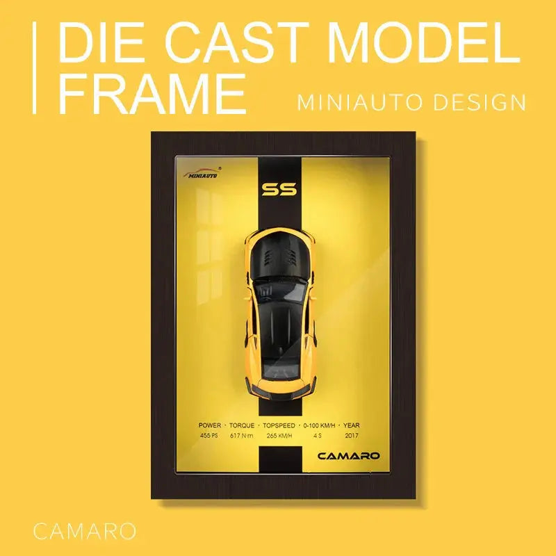 Camaro 3D Car Frame – Premium Wall Decor | Frameworld Frameworld