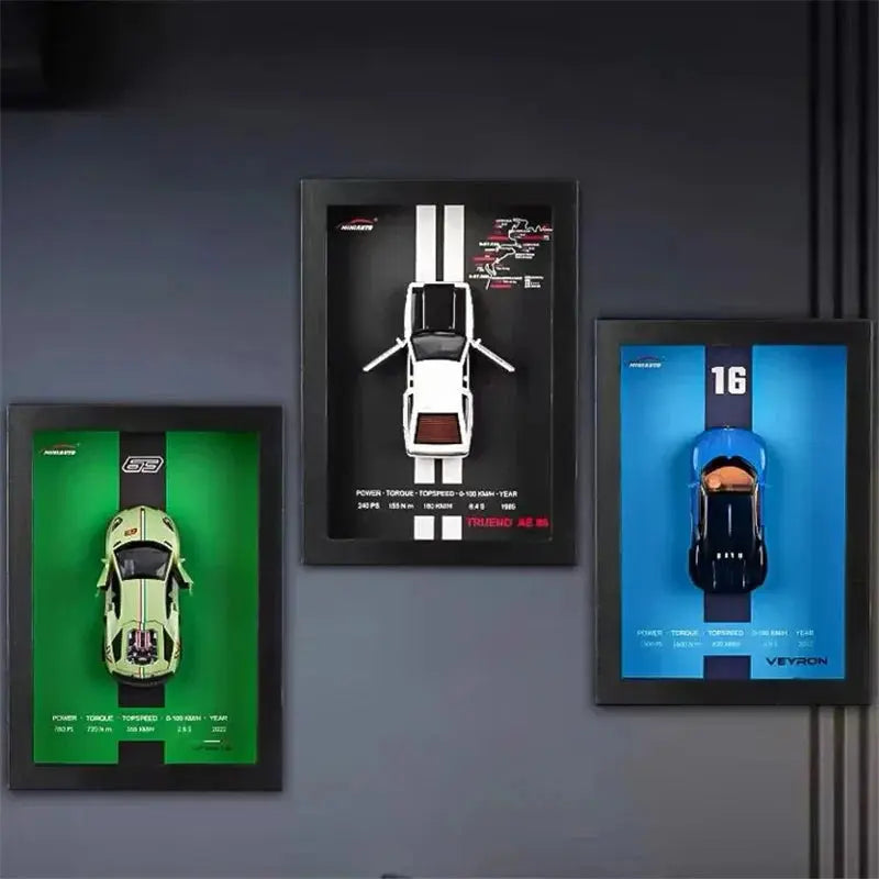 911 GT3 RSR 3D Wooden Car Frame Frameworld