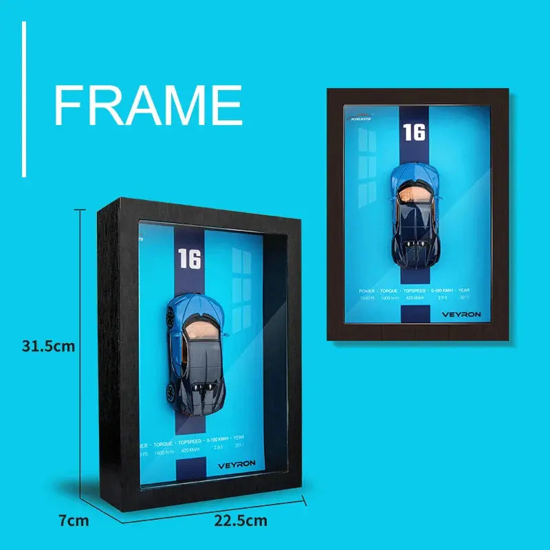 911 GT3 RSR 3D Wooden Car Frame Frameworld